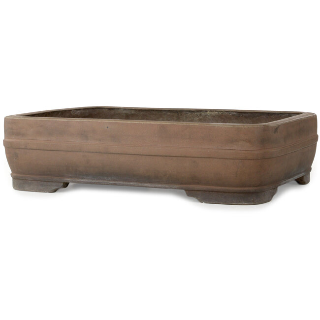 Rectangular unglazed bonsai pot - 565 x 420 x 145 mm