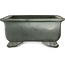 Vaso bonsai rettangolare non smaltato di Houtoku - 339 x 280 x 125 mm
