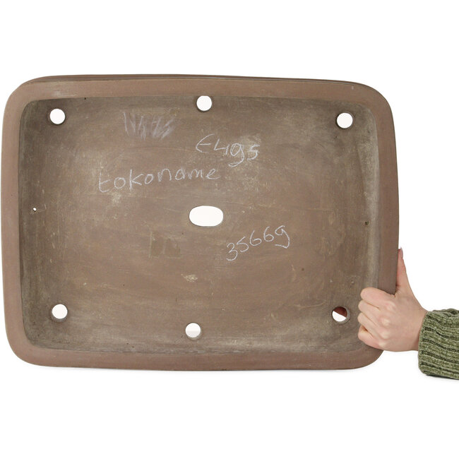 Pot à bonsaï rectangulaire non émaillé - 565 x 420 x 145 mm