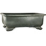 Vaso bonsai rettangolare non smaltato di Houtoku - 339 x 280 x 125 mm