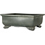 Rectangular unglazed bonsai pot by Houtoku - 339 x 280 x 125 mm