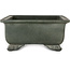 Maceta rectangular sin esmaltar para bonsái de Houtoku - 339 x 280 x 125 mm