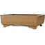 Maceta rectangular sin esmaltar para bonsái de Shoko - 420 x 313 x 135 mm