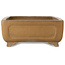 Pot à bonsaï rectangulaire non émaillé de Shoko - 420 x 313 x 135 mm