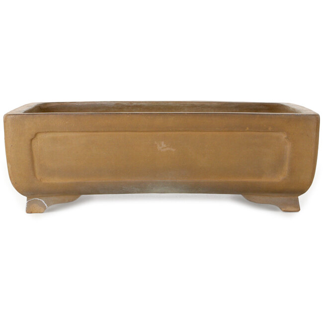 Rechthoekige, ongeglazuurde bonsaipot van Shoko - 420 x 313 x 135 mm