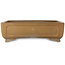 Maceta rectangular sin esmaltar para bonsái de Shoko - 420 x 313 x 135 mm