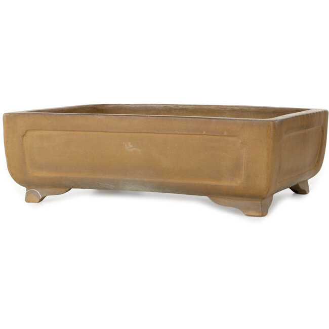 Pot à bonsaï rectangulaire non émaillé de Shoko - 420 x 313 x 135 mm