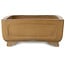 Maceta rectangular sin esmaltar para bonsái de Shoko - 420 x 313 x 135 mm