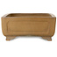 Rectangular unglazed bonsai pot by Shoko - 420 x 313 x 135 mm