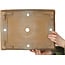 Maceta rectangular sin esmaltar para bonsái de Shoko - 420 x 313 x 135 mm