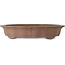 Lotus bonsai pot zonder glazuur van Keizan - 495 x 495 x 95 mm