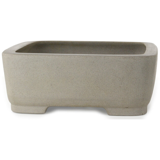 Pot à bonsaï rectangulaire non émaillé de Seizan (M. Kataoka Makoto) - 492 x 362 x 130 mm