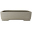 Pot à bonsaï rectangulaire non émaillé de Seizan (M. Kataoka Makoto) - 492 x 362 x 130 mm