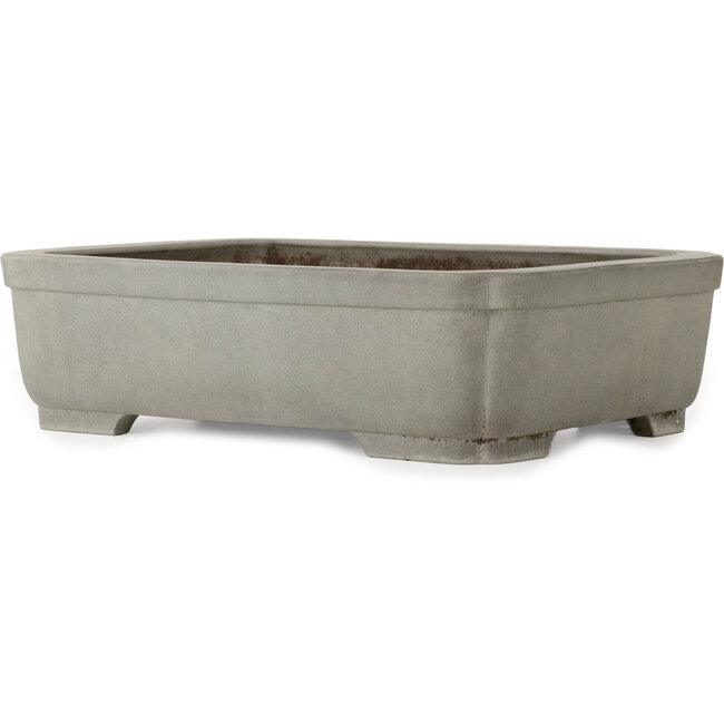 Maceta rectangular sin esmaltar para bonsái de Kakuzan - 476 x 358 x 125 mm