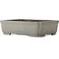 Pot à bonsaï rectangulaire non émaillé de Kakuzan - 476 x 358 x 125 mm