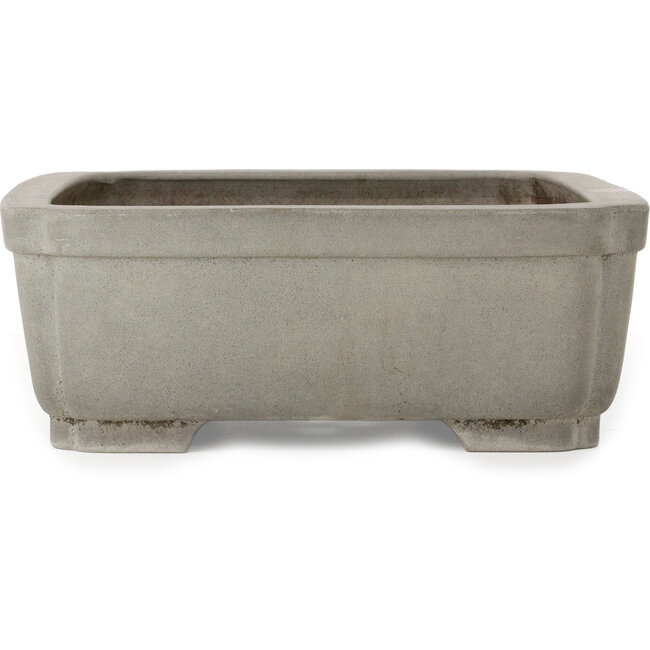 Maceta rectangular sin esmaltar para bonsái de Kakuzan - 476 x 358 x 125 mm