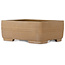 Maceta rectangular sin esmaltar para bonsái de Shouzan Kaneshou (Masami Watanabe) - 375 x 288 x 148 mm