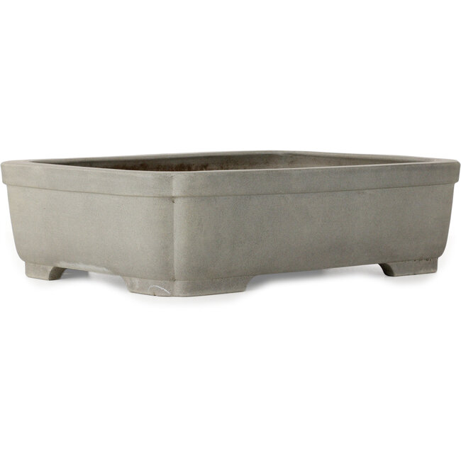 Pot à bonsaï rectangulaire non émaillé de Kakuzan - 476 x 358 x 125 mm