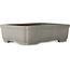 Rectangular unglazed bonsai pot by Kakuzan - 476 x 358 x 125 mm