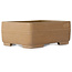 Rectangular unglazed bonsai pot by Shouzan Kaneshou (Masami Watanabe) - 375 x 288 x 148 mm