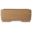 Rectangular unglazed bonsai pot by Shouzan Kaneshou (Masami Watanabe) - 375 x 288 x 148 mm