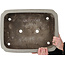 Pot à bonsaï rectangulaire non émaillé de Kakuzan - 476 x 358 x 125 mm