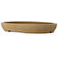Ovale, ongeglazuurde bonsaipot van Maruhei - 525 x 377 x 68 mm