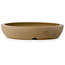 Pot à bonsaï ovale non émaillé de Maruhei - 525 x 377 x 68 mm