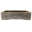 Rectangular unglazed bonsai pot by Seizan (Mr. Kataoka Makoto) - 607 x 425 x 100 mm