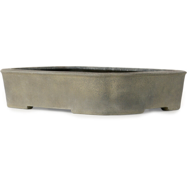 Vaso bonsai Mokko non smaltato di Aiba Koyou - 380 x 300 x 80 mm