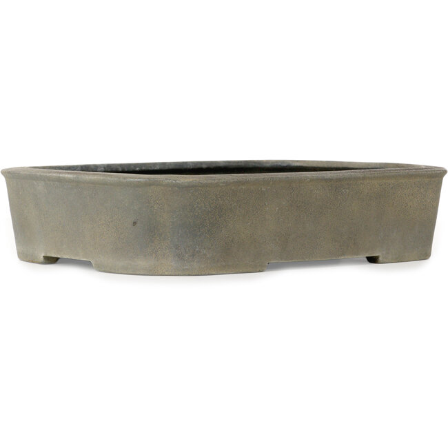 Vaso bonsai Mokko non smaltato di Aiba Koyou - 380 x 300 x 80 mm