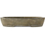 Oval unglazed bonsai pot by Yamaaki - 498 x 407 x 90 mm