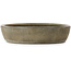 Vaso bonsai ovale non smaltato di Yamaaki - 498 x 407 x 90 mm