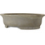 Ovale ongeglazuurde bonsaipot van Kisen Ikkoudou - 423 x 335 x 110 mm