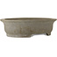 Ovale ongeglazuurde bonsaipot van Kisen Ikkoudou - 423 x 335 x 110 mm