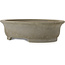 Ovaler, unglasierter Bonsaitopf von Kisen Ikkoudou – 423 x 335 x 110 mm