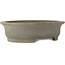 Pot à bonsaï ovale non émaillé par Kisen Ikkoudou - 423 x 335 x 110 mm