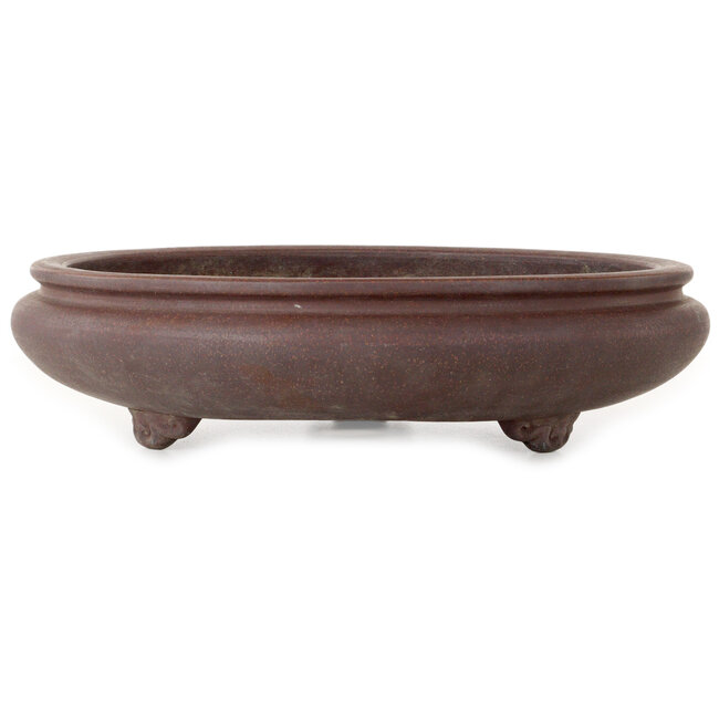 Maceta redonda sin esmaltar para bonsái de Tazan - 358 x 358 x 87 mm