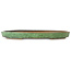 Oval green bonsai pot by Shuhou - 460 x 320 x 40 mm