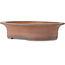 Pot à bonsaï ovale non émaillé de Seibun - 475 x 390 x 113 mm