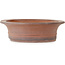 Pot à bonsaï ovale non émaillé de Seibun - 475 x 390 x 113 mm
