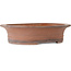 Ovaler, unglasierter Bonsai-Topf von Seibun – 475 x 390 x 113 mm