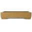 Maceta rectangular sin esmaltar para bonsái de Maruhei - 430 x 312 x 92 mm
