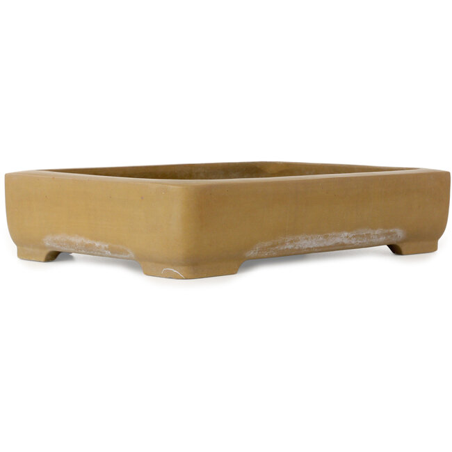 Vaso bonsai rettangolare non smaltato di Maruhei - 430 x 312 x 92 mm