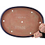 Pot à bonsaï ovale bleu foncé par Seizan (Reihou, Kataoka Katsushi, maître four Seizan) - 523 x 373 x 60 mm