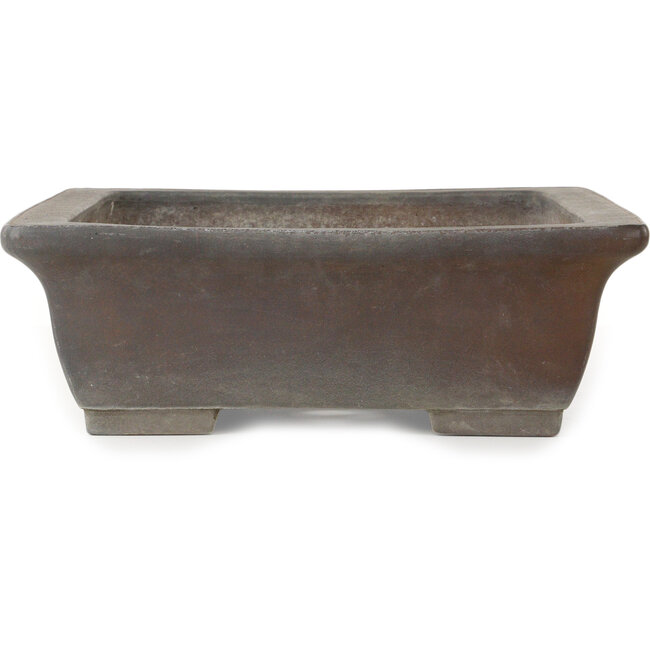 Rechteckiger, unglasierter Bonsai-Topf von Reihou, erste Generation – 483 x 368 x 125 mm
