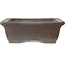 Rectangular unglazed bonsai pot by Reihou, first generation - 483 x 368 x 125 mm