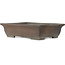Pot à bonsaï rectangulaire non émaillé de Reihou, première génération - 483 x 368 x 125 mm