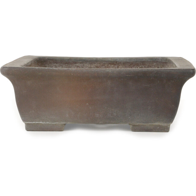 Maceta rectangular sin esmaltar para bonsái de Reihou, primera generación - 483 x 368 x 125 mm