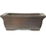 Pot à bonsaï rectangulaire non émaillé de Reihou, première génération - 483 x 368 x 125 mm